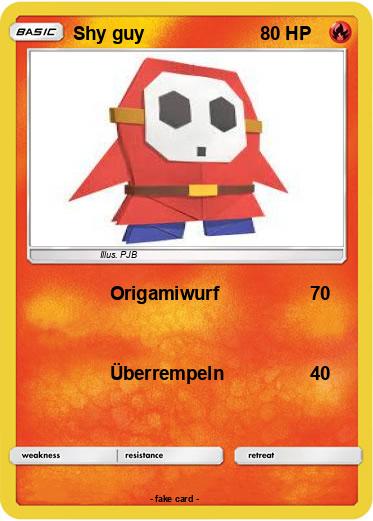 Pokemon Shy guy