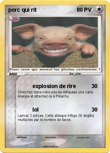 Pokemon porc qui rit