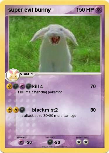 Pokemon super evil bunny