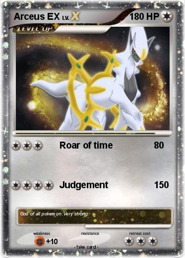 Pokemon Arceus EX