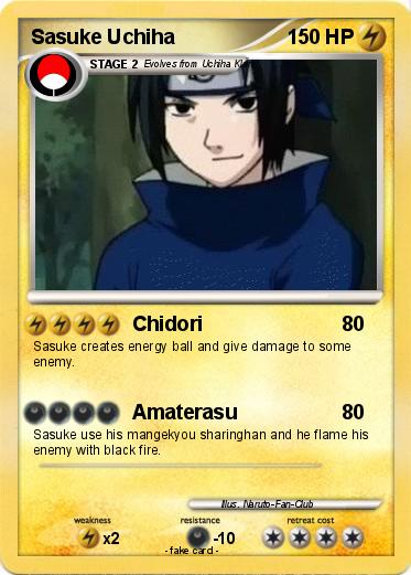 Pokemon Sasuke Uchiha