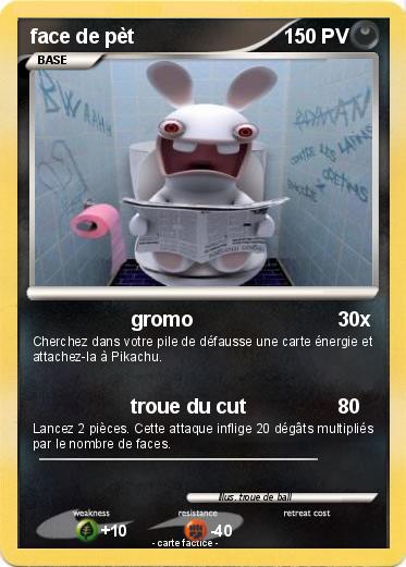 Pokemon face de pèt
