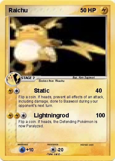 Pokemon Raichu