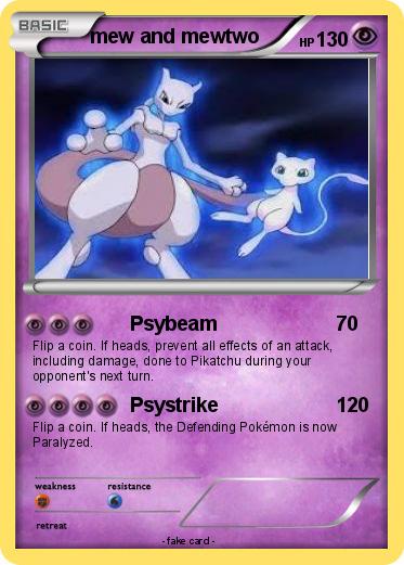 Pokemon mew and mewtwo