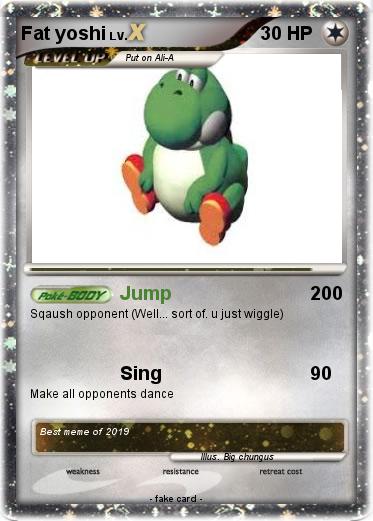 Pokemon Fat yoshi