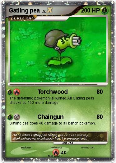 Pokemon Gatling pea