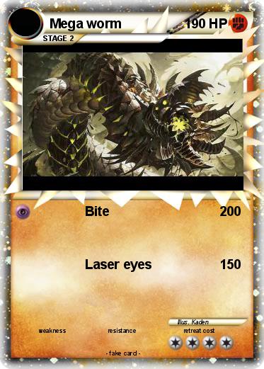 Pokemon Mega worm