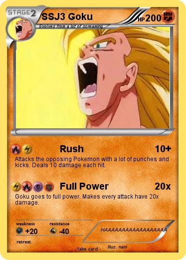 Pokemon SSJ3 Goku