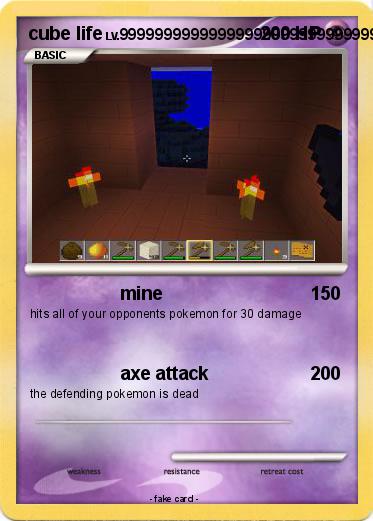 Pokemon cube life