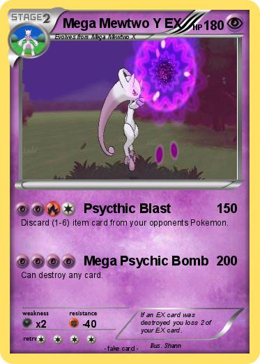 Pokemon Mega Mewtwo Y EX