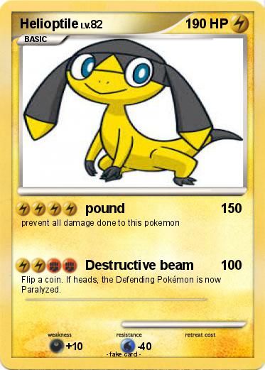 Pokemon Helioptile