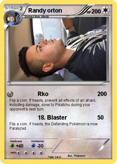 Pokemon Randy orton