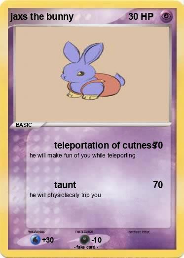 Pokemon jaxs the bunny