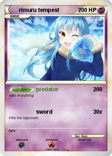 Pokemon rimuru tempest