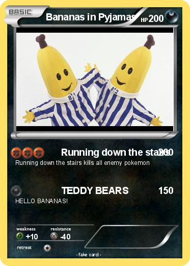 Pokemon Bananas in Pyjamas