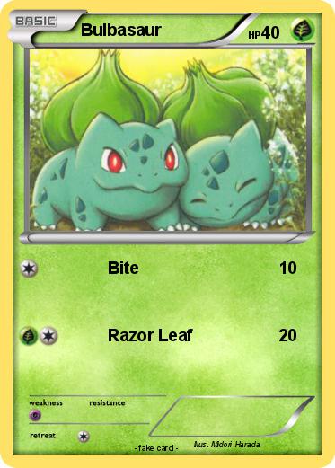 Pokemon Bulbasaur