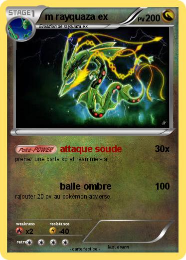 Pokemon m rayquaza ex