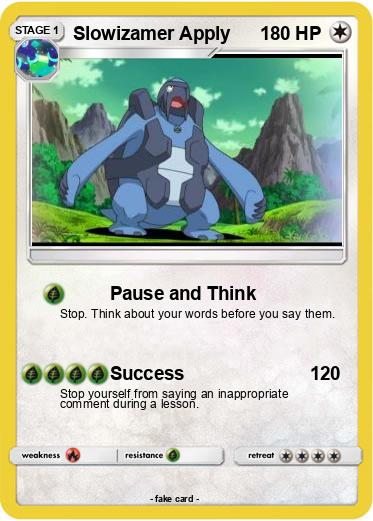 Pokemon Slowizamer Apply