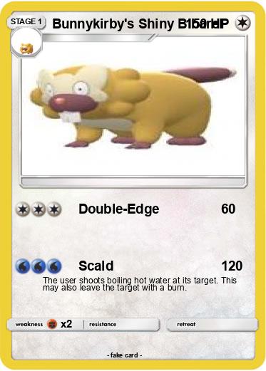 Pokemon Bunnykirby's Shiny Bibarel