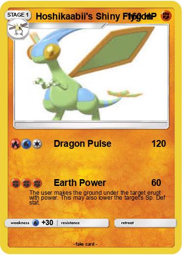 Pokemon Hoshikaabii's Shiny Flygon