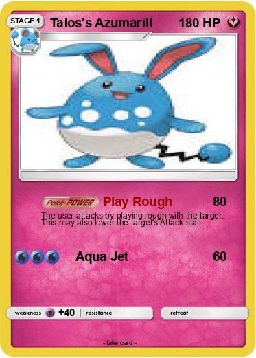 Pokemon Talos's Azumarill