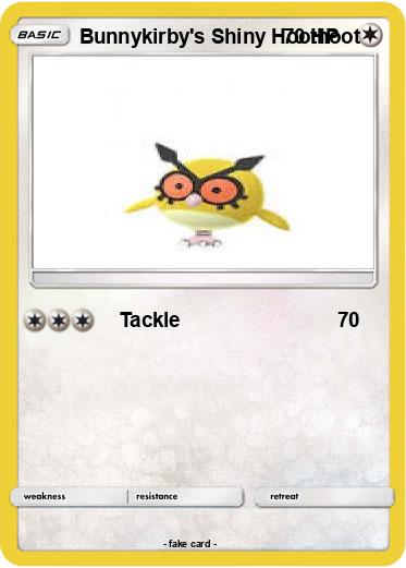 Pokemon Bunnykirby's Shiny Hoothoot