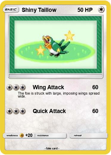 Pokemon Shiny Taillow