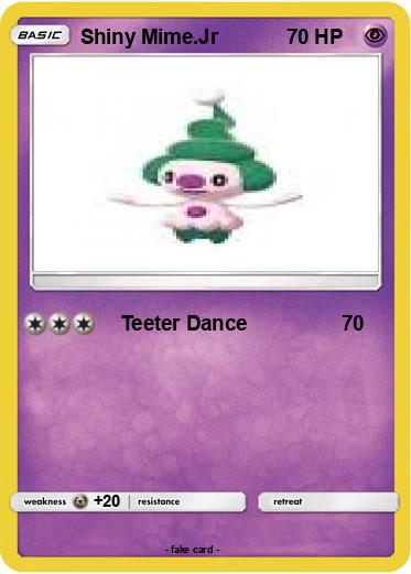 Pokemon Shiny Mime.Jr