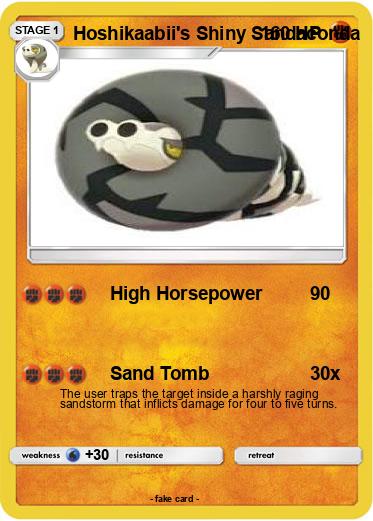 Pokemon Hoshikaabii's Shiny Sandaconda