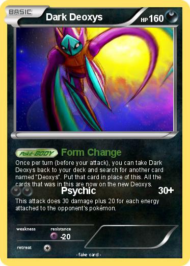 Pokemon Dark Deoxys