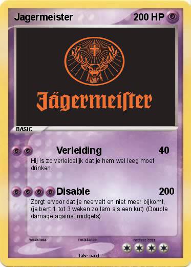 Pokemon Jagermeister