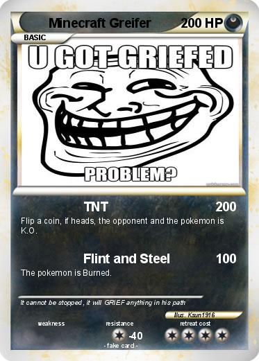 Pokemon Minecraft Greifer