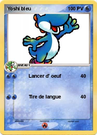 Pokemon Yoshi bleu