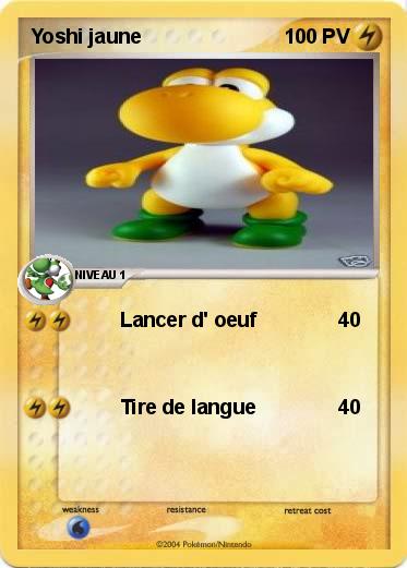Pokemon Yoshi jaune
