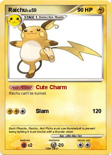 Pokemon Raichu