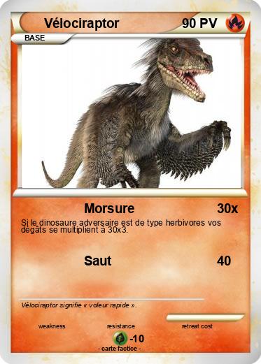 Pokemon Vélociraptor