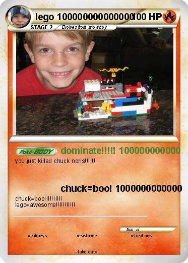Pokemon lego 100000000000000