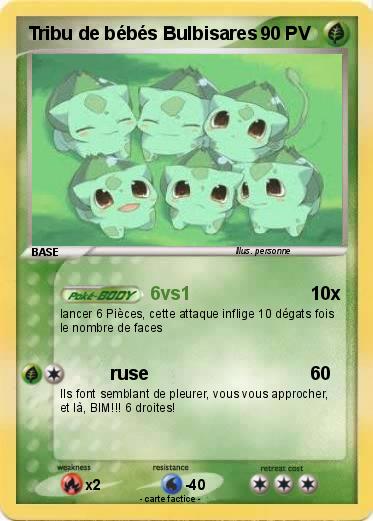Pokemon Tribu de bébés Bulbisares