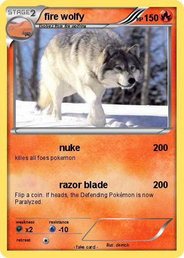 Pokemon fire wolfy