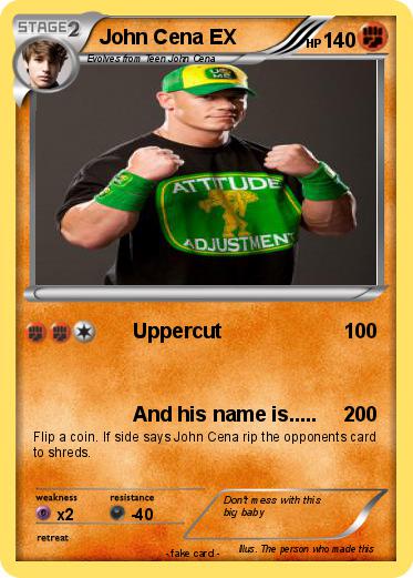Pokemon John Cena EX