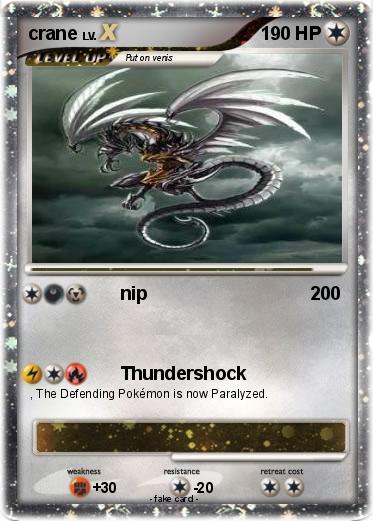 Pokemon crane