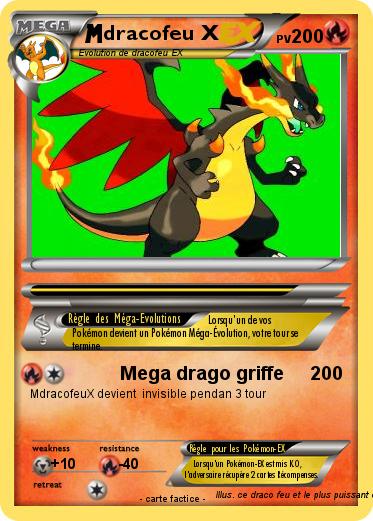 Pokemon dracofeu X