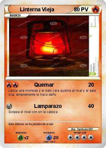 Pokemon Linterna Vieja