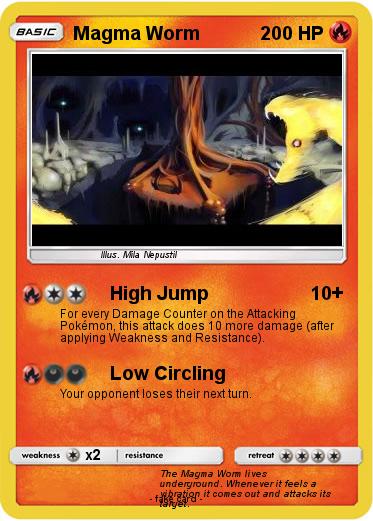 Pokemon Magma Worm