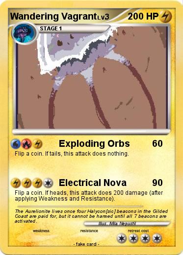 Pokemon Wandering Vagrant