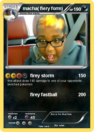 Pokemon macha( fiery form)