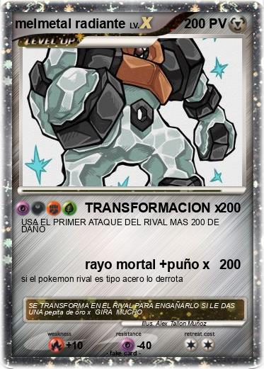Pokemon melmetal radiante