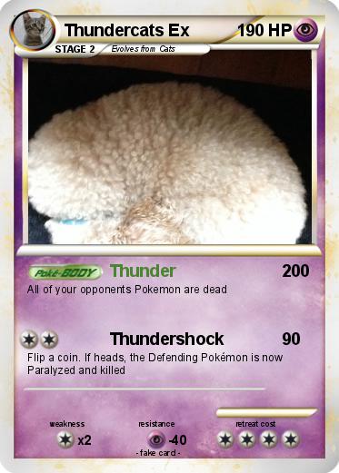 Pokemon Thundercats Ex