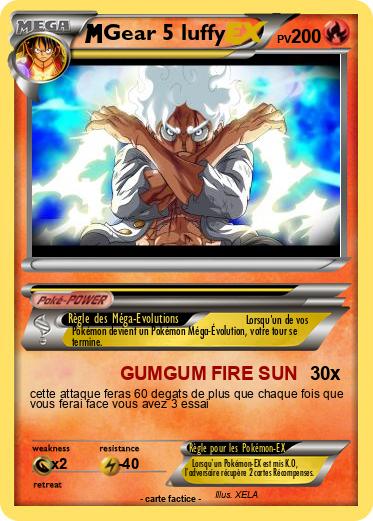 Pokemon Gear 5 luffy