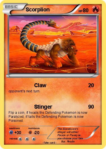 Pokemon Scorplion